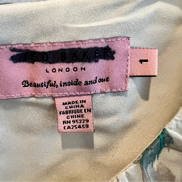 Ted Baker London Floral Bird Dress size 1 / XS - Picture 3 of 9